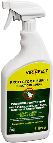 ViroPest Carpet Beetle and Moth Killer 1 litre Spray - HSE tested & approved