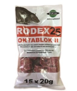 Rodex 25 Oktablok II Rat Poison