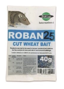 Roban 25 Cut Wheat Rat Poison